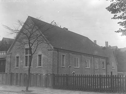The brick chapel at Gibson Road